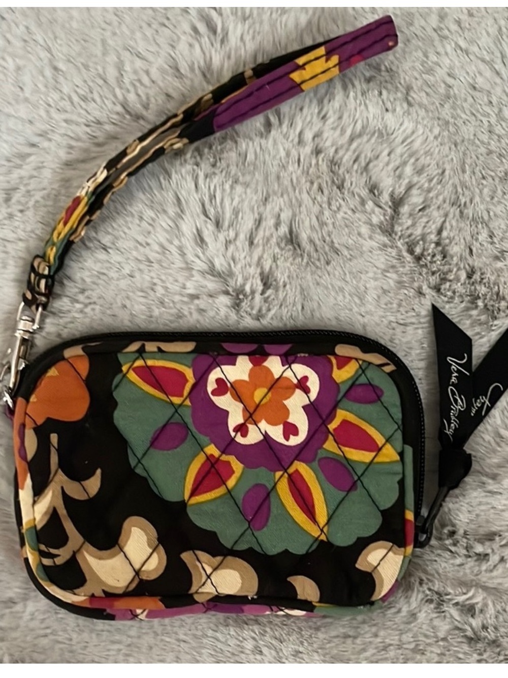 NWT Vera Bradley Suzani Zip ID Wristlet Wallet Retired Floral